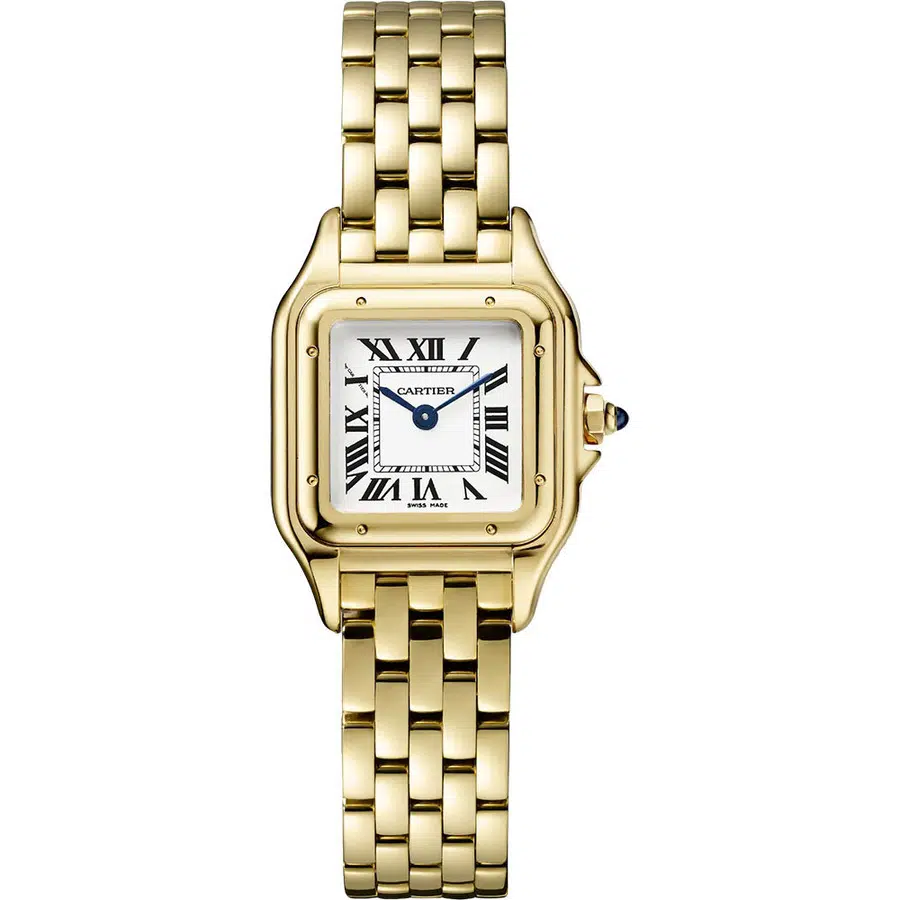 Cartier Panther YG Small Ladies Watch WGPN0038 Silver Dial 2024