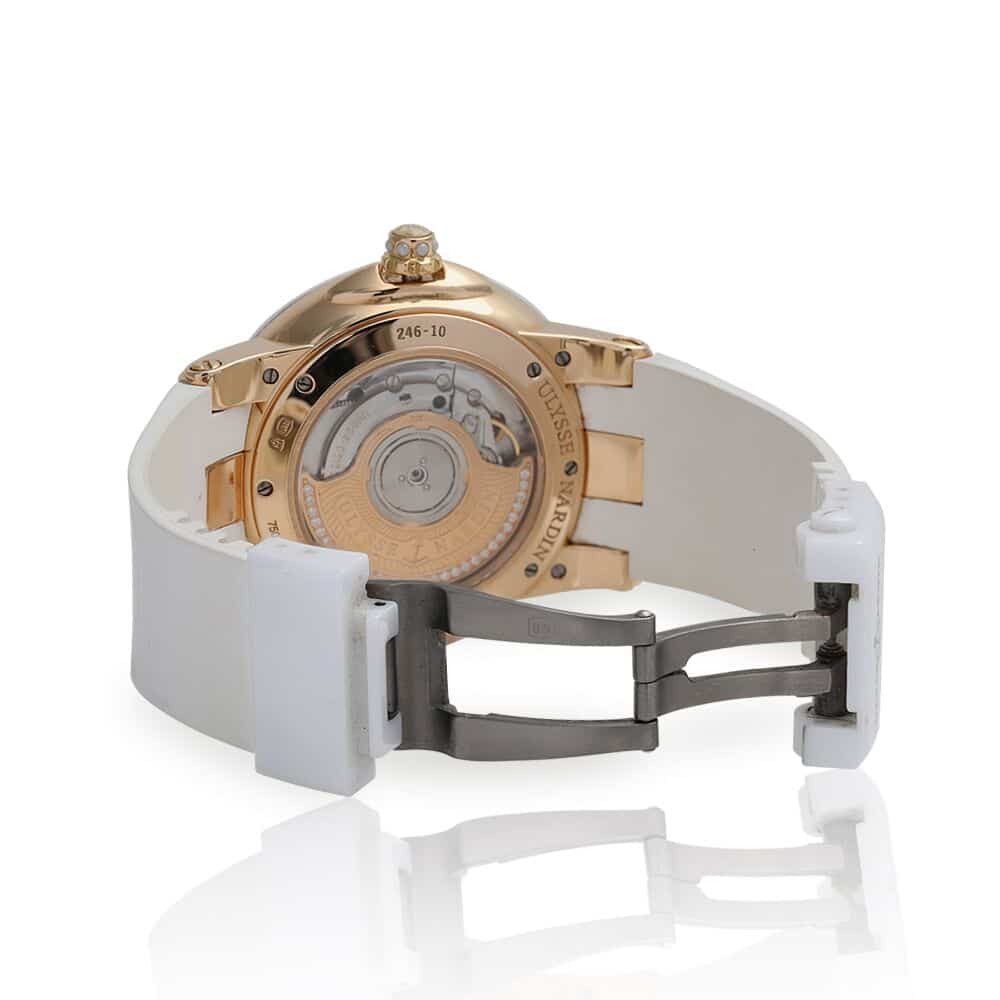 Ulysse Nardin Executive Dual Time Ladies Watch 246-10-3/391