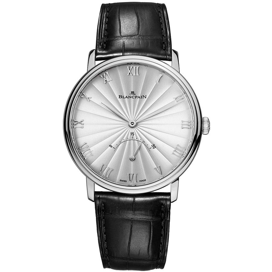Blancpain Villeret 6653-1542-55B White Gold With Silver Dial Watch