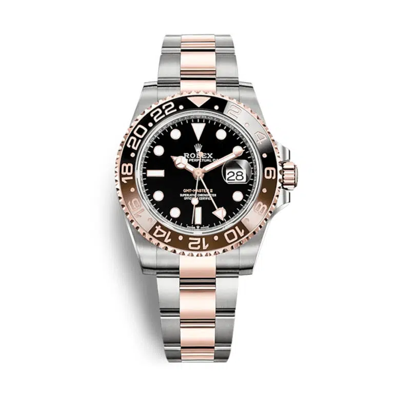 Rolex GMT-Master II 126711CHNR Stainless Steel and Rose Gold ‘Root Beer’ with Black Dial Watch