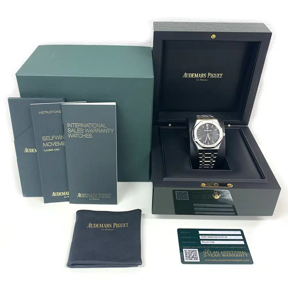 Audemars Piguet Royal Oak Automatic 15500ST.OO.1220ST.03 41mm Stainless Steel Watch Black Dial – image 12