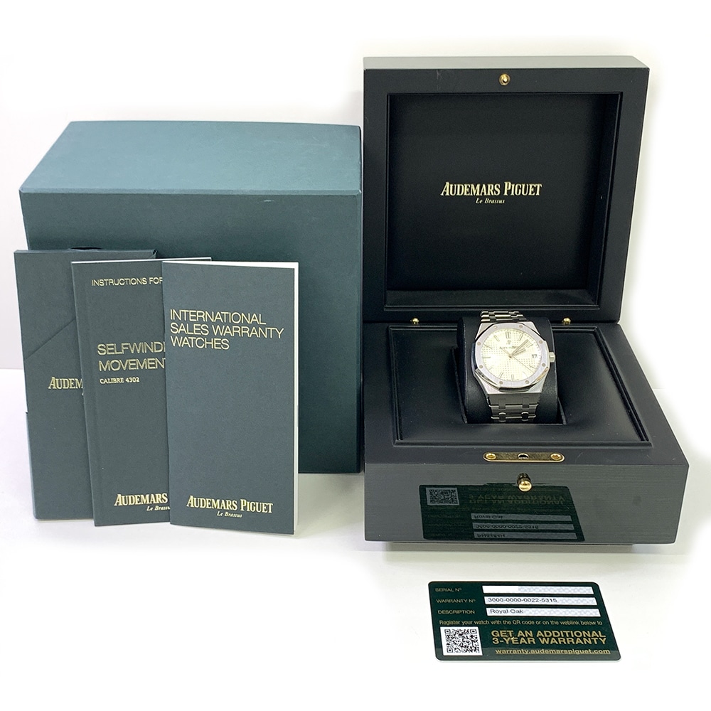 Audemars Piguet Royal Oak 41mm 15500ST.OO.1220ST.04 Stainless Steel Watch Silver Dial