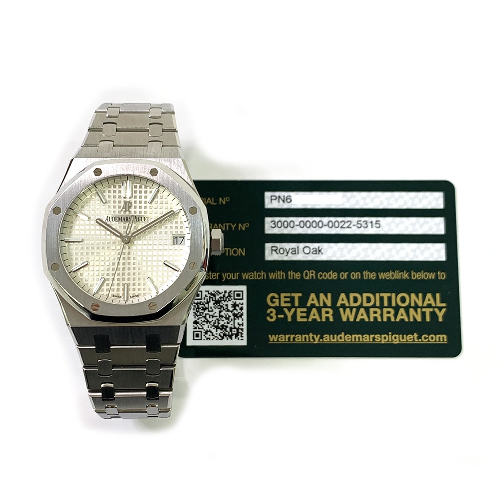 AP Royal Oak 41mm Stainless Steel Watch Silver Dial
