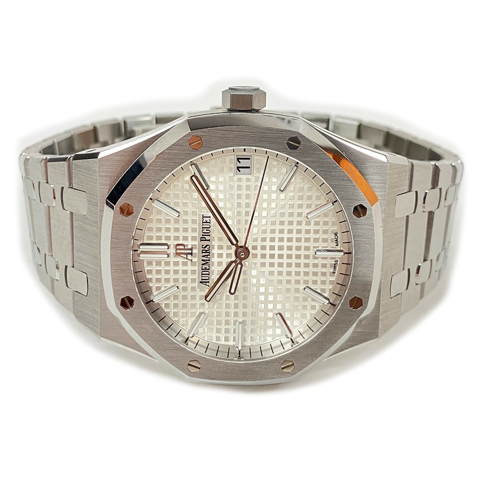 MINT Audemars Piguet Royal Oak 41mm 15500ST.OO.1220ST.04 Stainless Steel Watch Silver Dial 2021