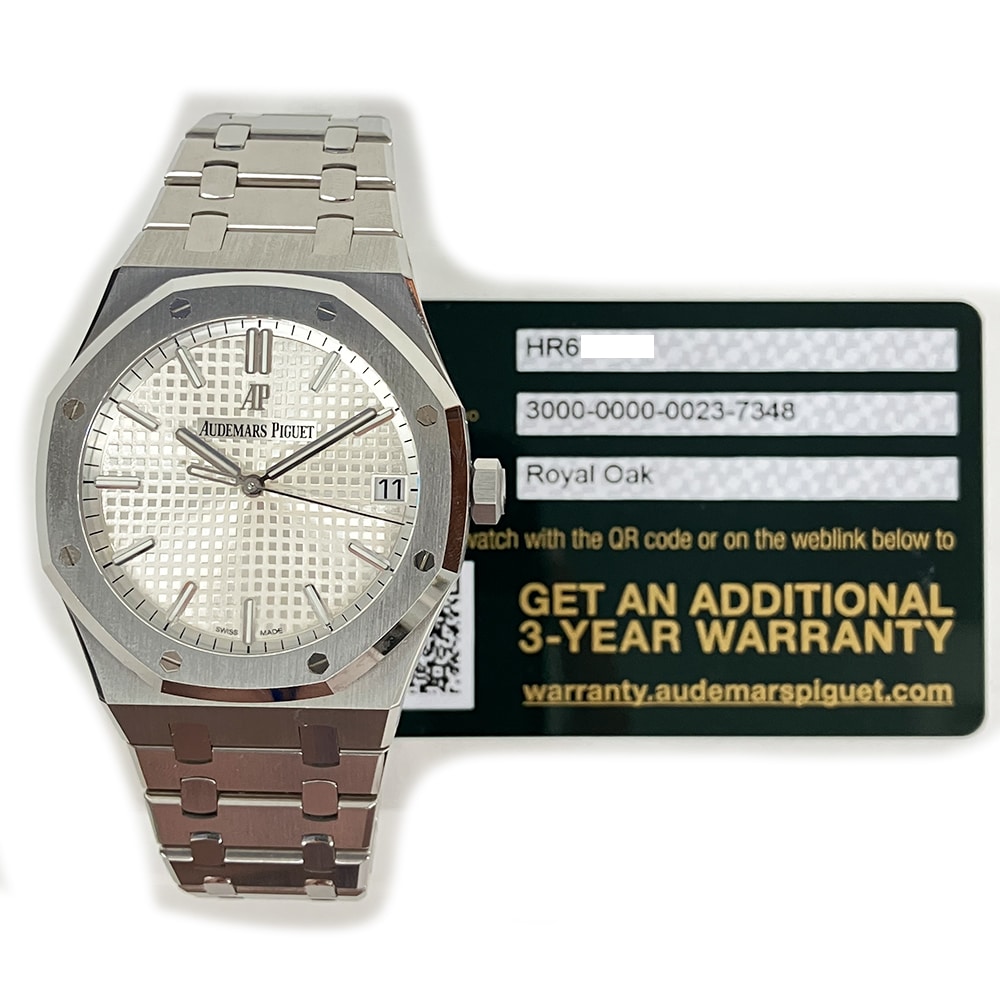 AP Royal Oak 41mm Stainless Steel Watch Silver Dial