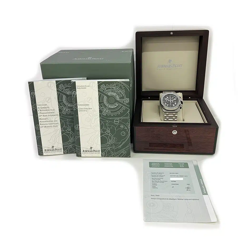 Audemars Piguet Royal Oak Offshore Chrono 25721ST.OO.1000ST.08.A 44mm Stainless Steel Watch Black Dial – image 9
