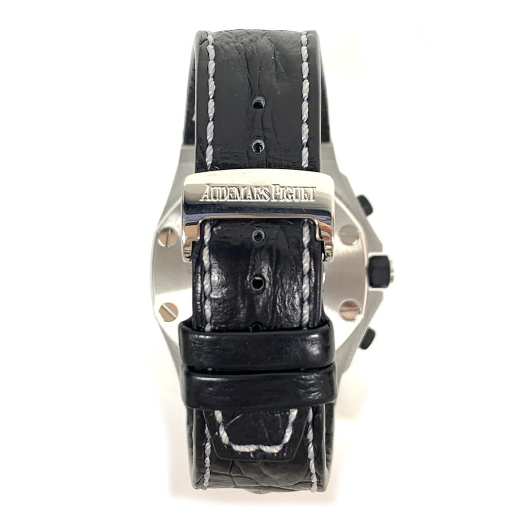 Audemars Piguet Royal Oak Offshore White Dial 42mm 26170ST.OO.D101CR.02 Stainless Steel Black Leather Watch 2013