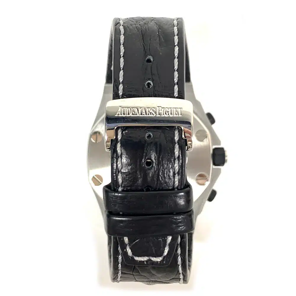 Audemars Piguet Royal Oak Offshore White Dial 42mm 26170ST.OO.D101CR.02 Stainless Steel Black Leather Watch 2013 – image 4