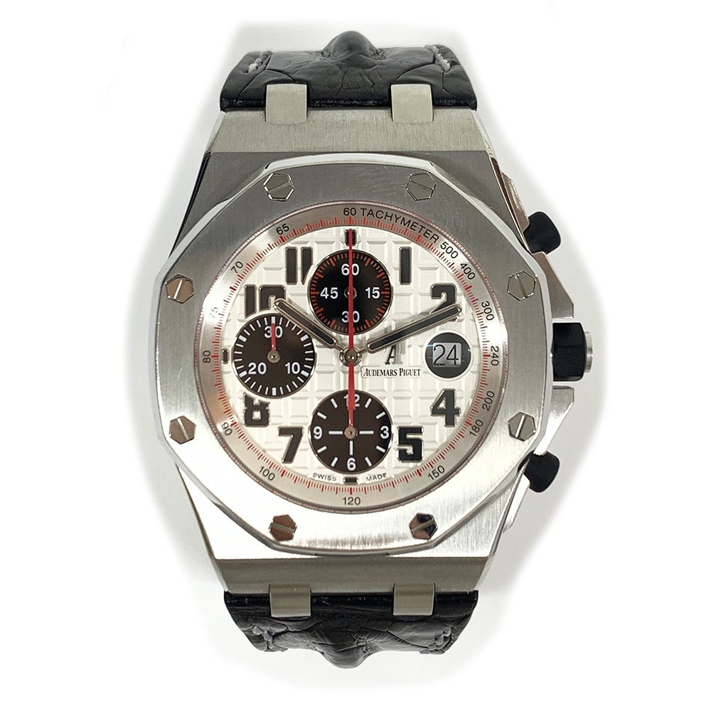 AP Royal Oak Offshore 42mm Stainless Steel With Black Leather Watch