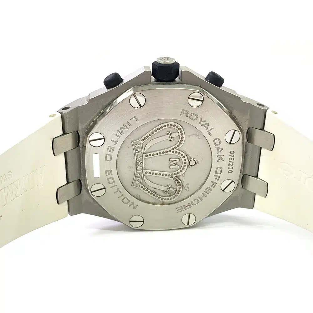 Audemars Piguet Royal Oak Offshore Red/Black Dial 26195ST.OO.D101CR.01 42mm Stainless Steel White Rubber Watch 2011 – image 5