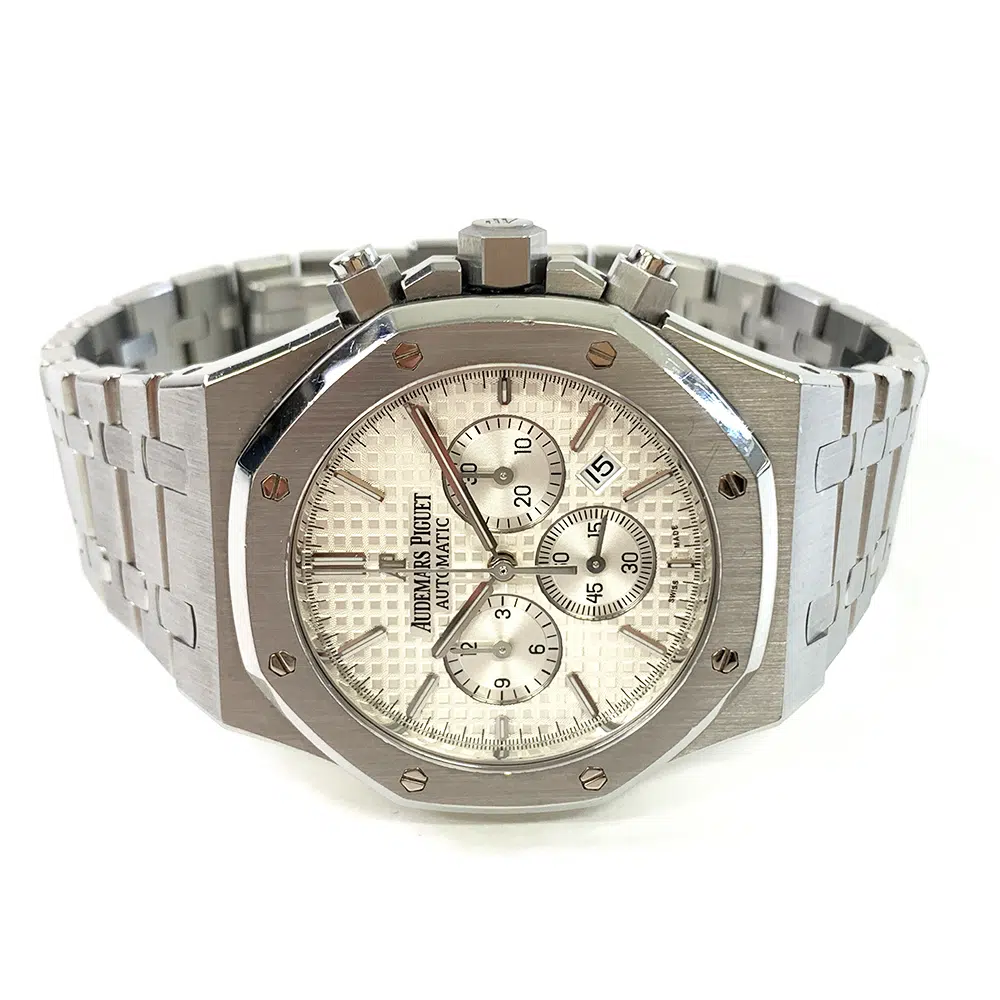 Audemars Piguet Royal Oak Chrono 41mm 26320ST.OO.1220ST.02 Stainless Steel Watch Silver Dial 2016 – image 4