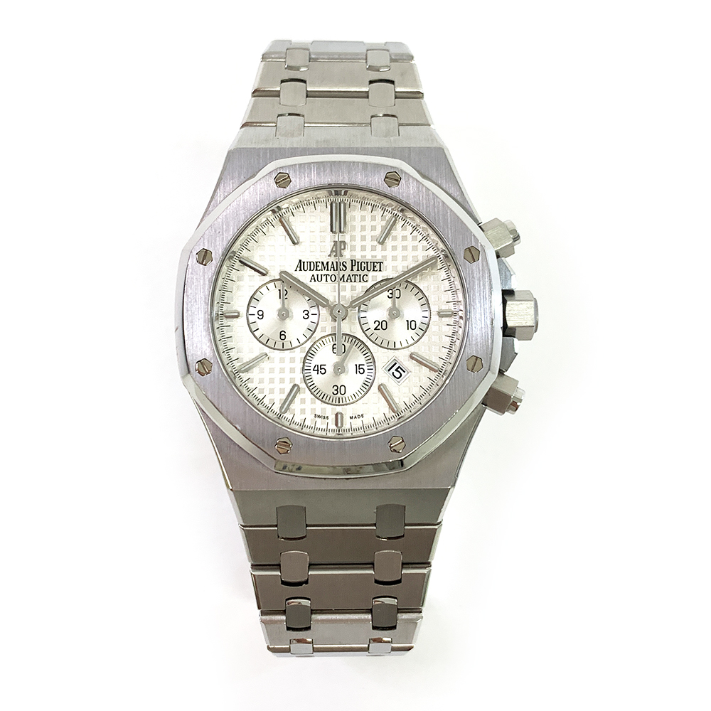 Audemars Piguet Royal Oak Chrono 41mm 26320ST.OO.1220ST.02 Stainless Steel Watch Silver Dial