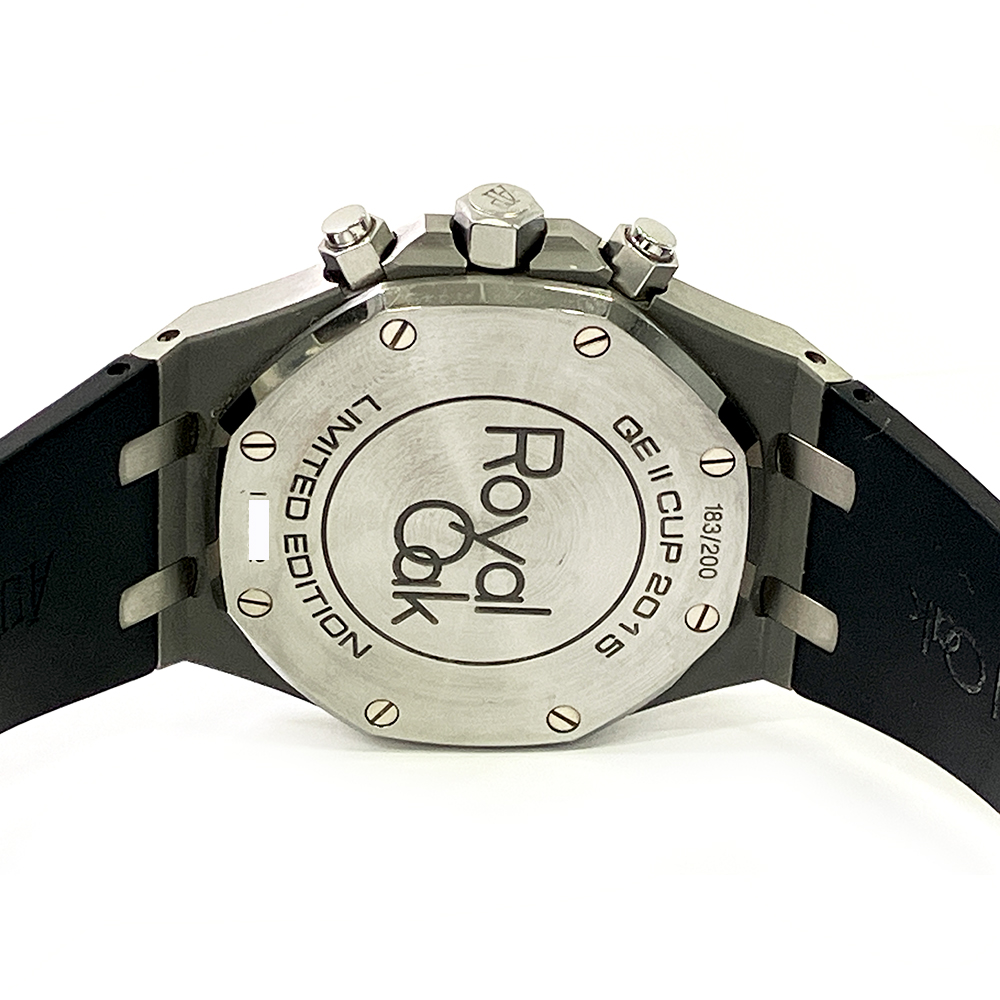 Audemars Piguet Royal Oak Chronograph 26327TI.OO.D004CA.01 Titanium with Black Rubber Watch 2016