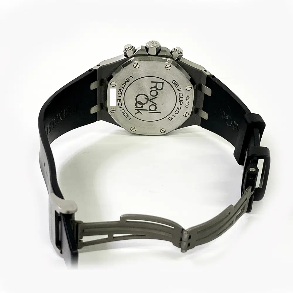 Audemars Piguet Royal Oak Chronograph 26327TI.OO.D004CA.01 Titanium with Black Rubber Watch 2016 – image 5