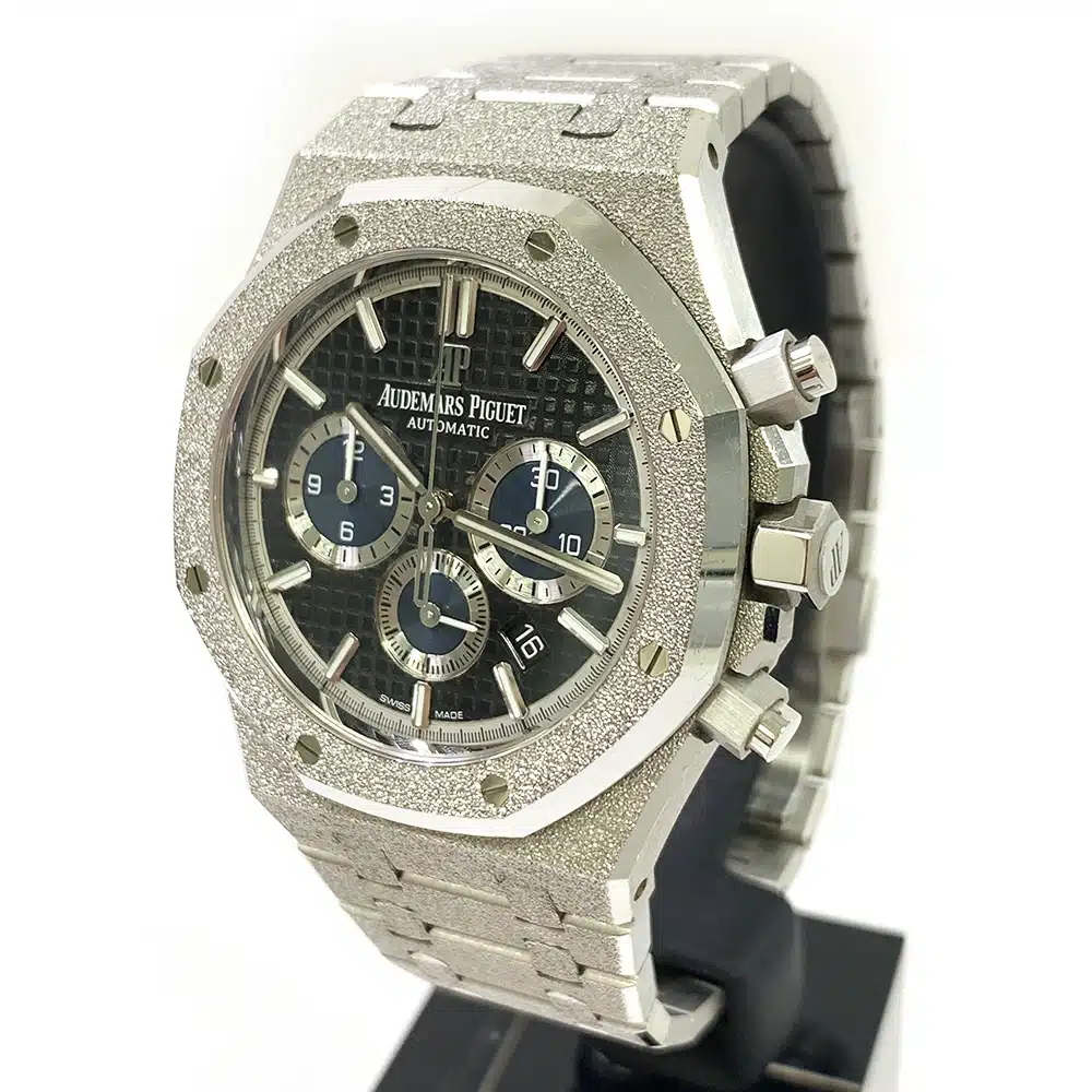 Audemars Piguet Royal Oak Chrono 26331BC.GG.1224BC.03 White Gold Watch Black Dial 2020 – image 7