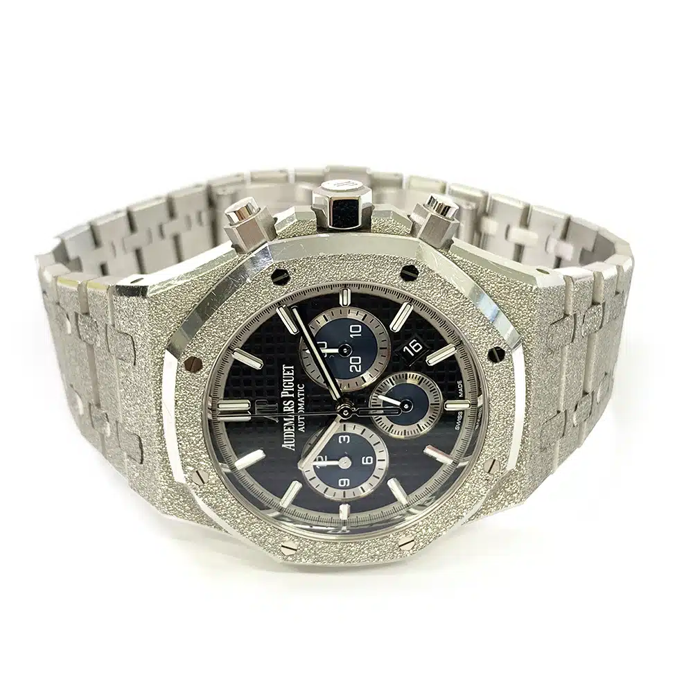Audemars Piguet Royal Oak Chrono 26331BC.GG.1224BC.03 White Gold Watch Black Dial 2020 – image 4