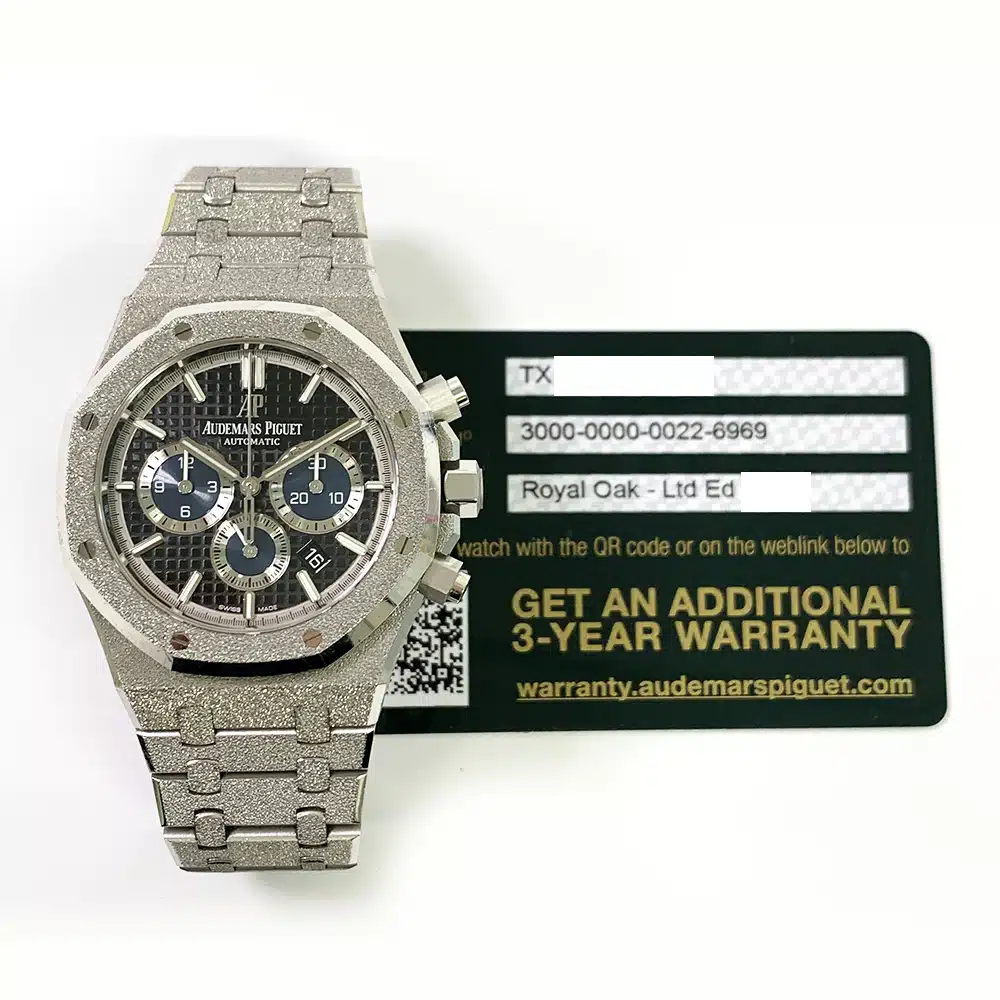 Audemars Piguet Royal Oak Chrono 26331BC.GG.1224BC.03 White Gold Watch Black Dial 2020 – image 3