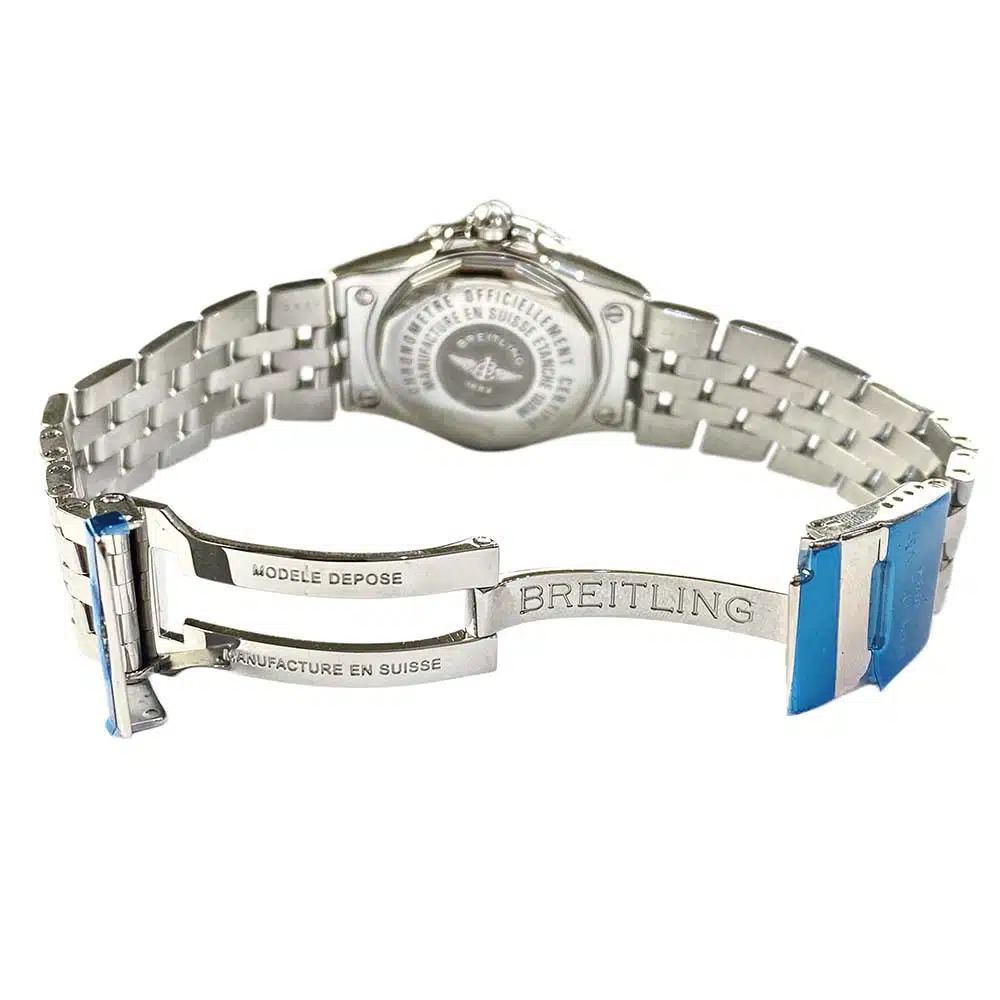 Breitling A7140C2/G661/368A 30mm Stainless Steel Watch Silver Dial – image 3