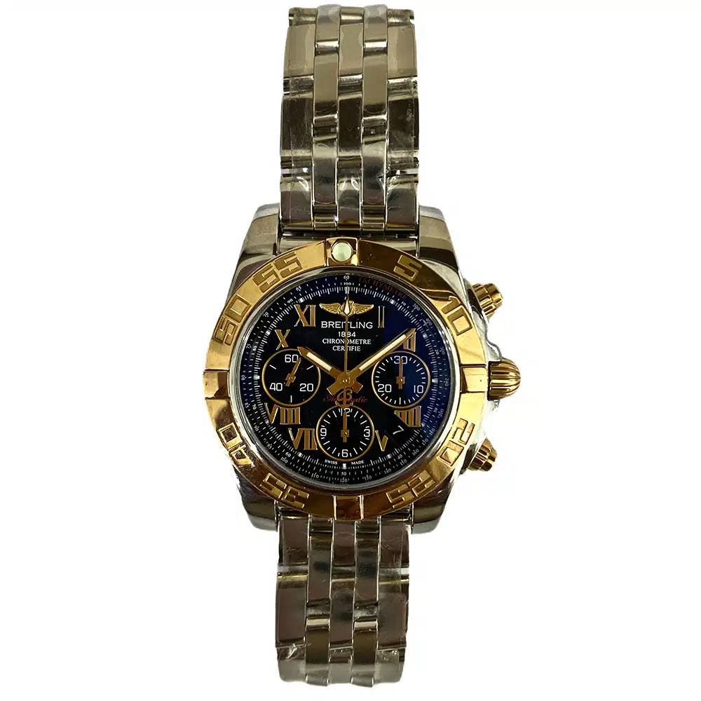 Breitling Chronomat CB014012/BC08/378A Gold & Stainless Steel Watch