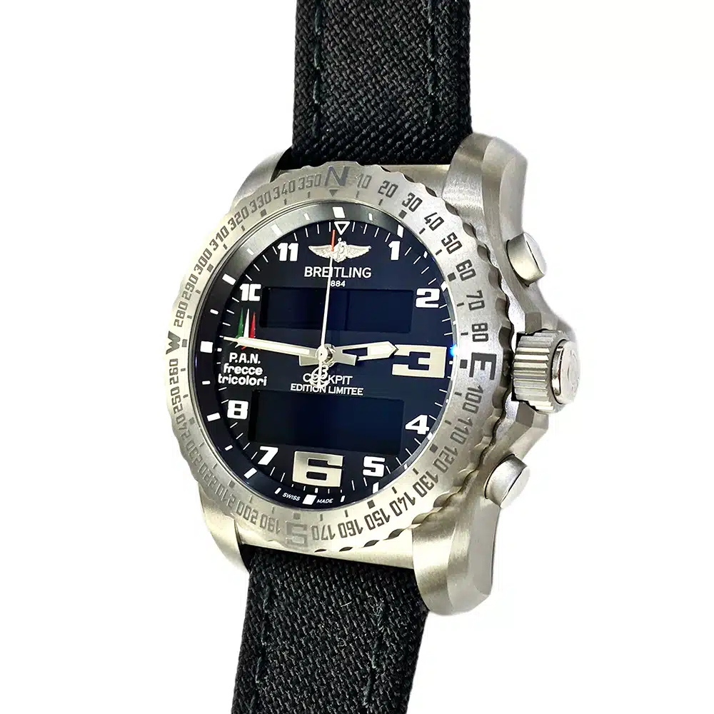 Breitling Cockpit B50 EB50102W/BE38/105W Titanium with Black Textile Watch – image 3
