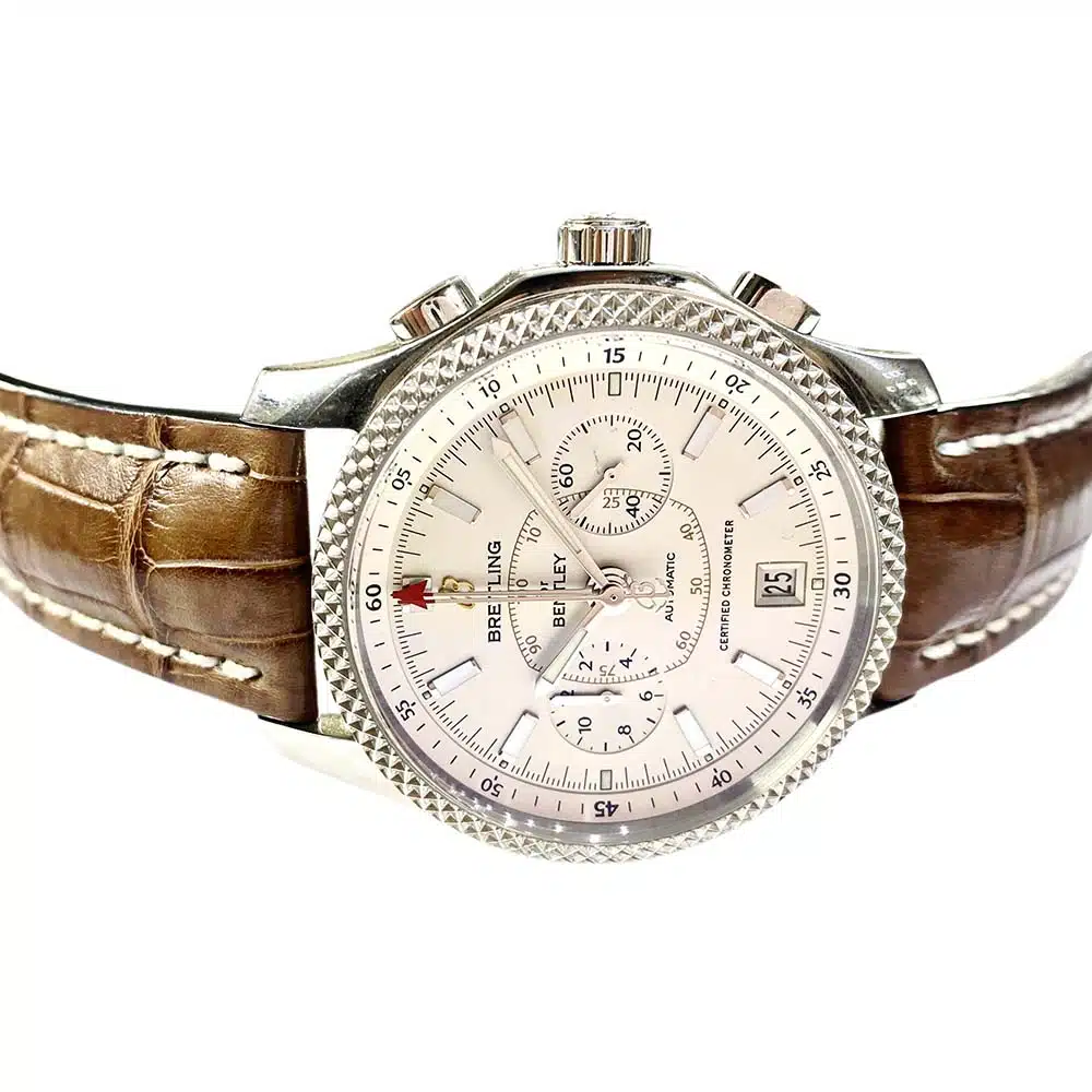 Breitling Bentley P2662C2/G611/739 Stainless Steel With Brown Leather Watch – image 2