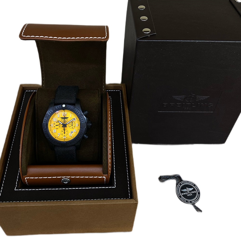 Breitling Avenger Hurricane XB0180E4/I534/253S Breitlight case With Black Textile Watch