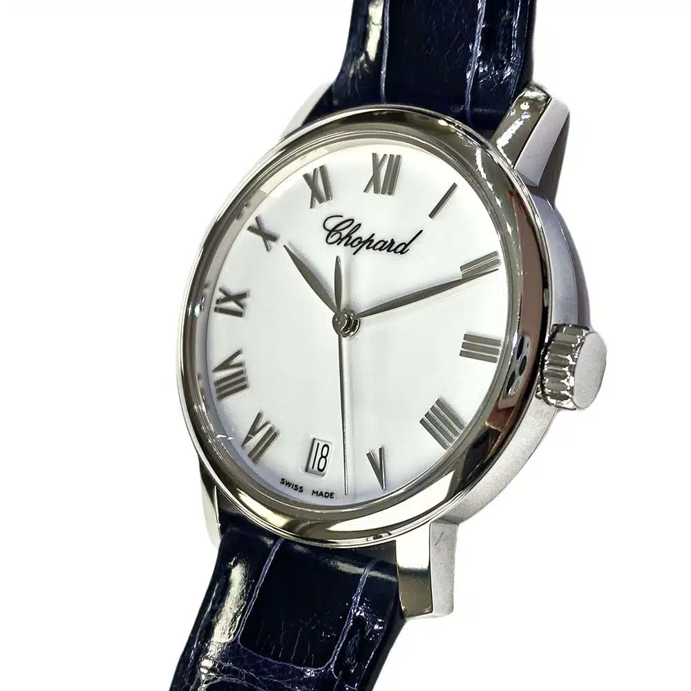 Chopard Classic Black 124200-1001 White Gold with Black Leather Watch – image 6