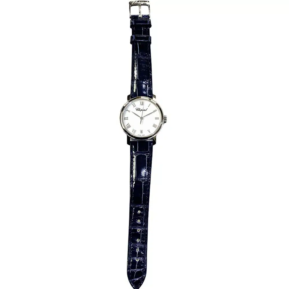 Chopard Classic Black 124200-1001 White Gold with Black Leather Watch – image 3