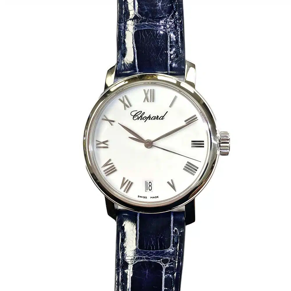 Chopard Classic Black 124200-1001 White Gold with Black Leather Watch – image 2