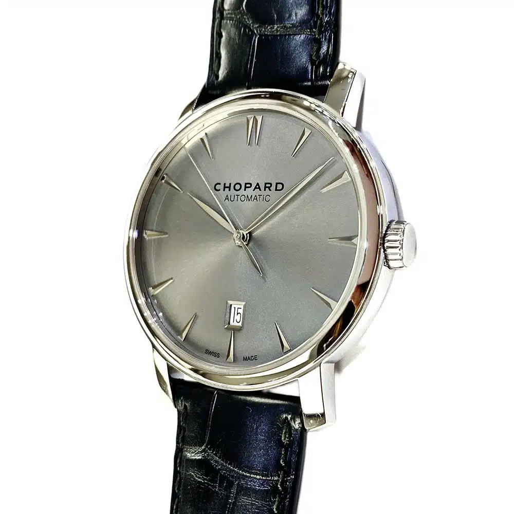 Chopard Classic 161278-1004 White Gold with Black Leather Watch – image 6