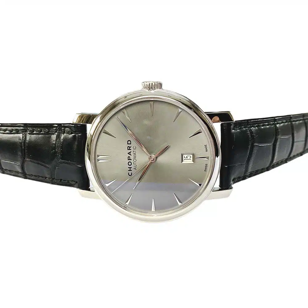 Chopard Classic 161278-1004 White Gold with Black Leather Watch – image 4