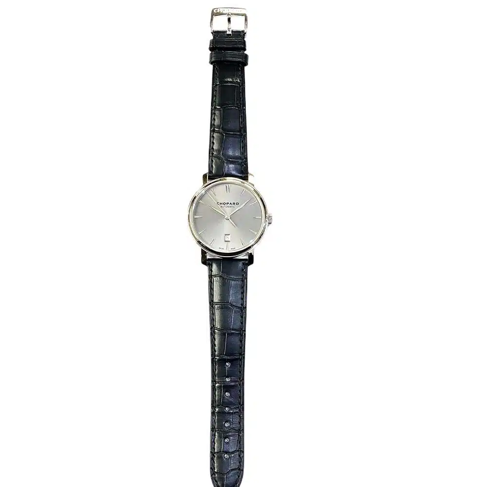 Chopard Classic 161278-1004 White Gold with Black Leather Watch – image 3