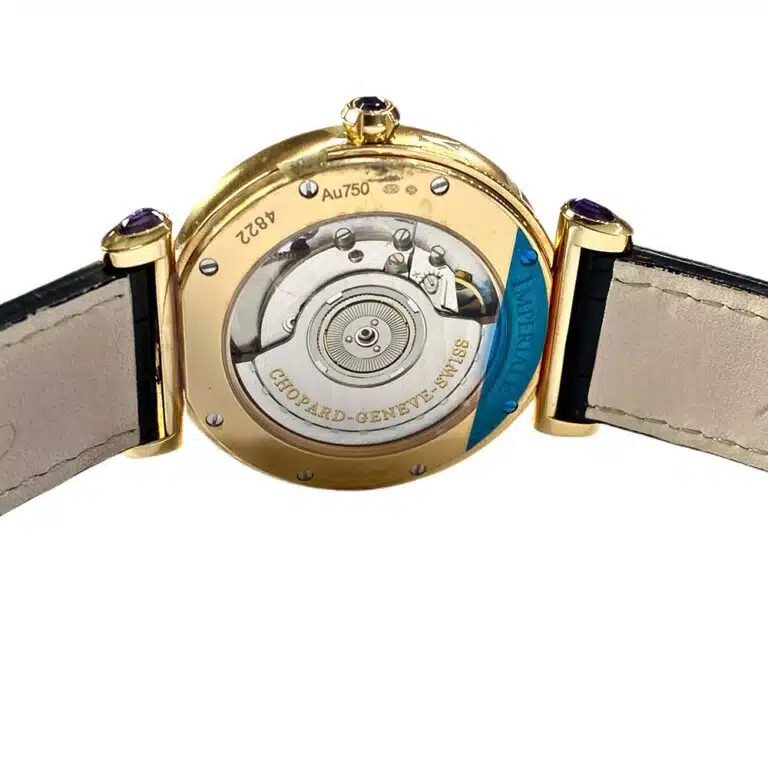 Chopard Imperiale Black 384822-5001 Rose Gold with Black Alligator Leather Watch – image 6
