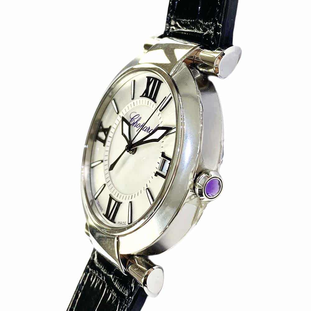 Chopard Imperiale Black 388531-3009 Stainless Steel with Black Alligator Leather Watch