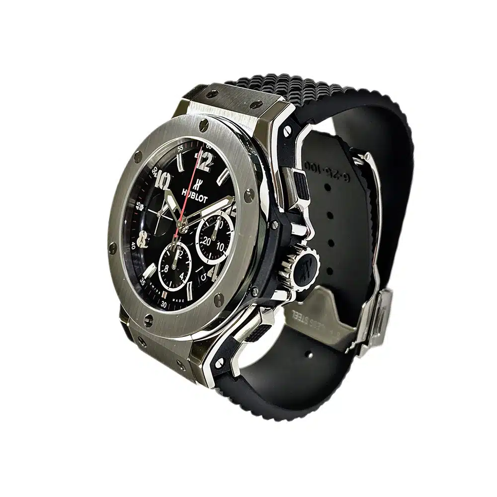 Hublot Big Bang Black Dial Automatic 301.SX.130.RX Stainless with Black Rubber Watch – image 3