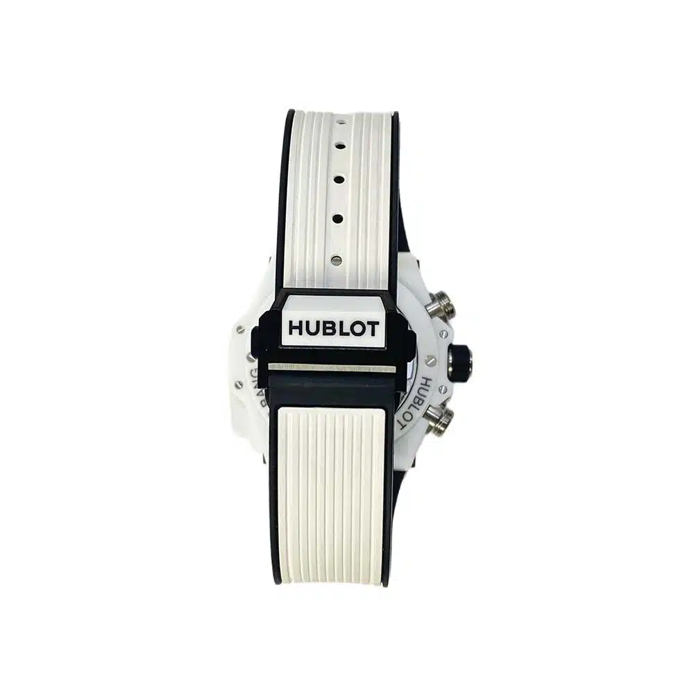 Hublot 441.HX.1171.RX Big Bang Unico White Ceramic With White Rubber Watch – image 6