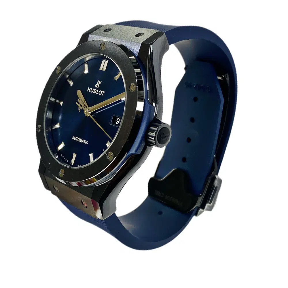 Hublot Classic Fusion Blue 542.CM.7170.RX Ceramic With Blue Rubber Blue Dial – image 3