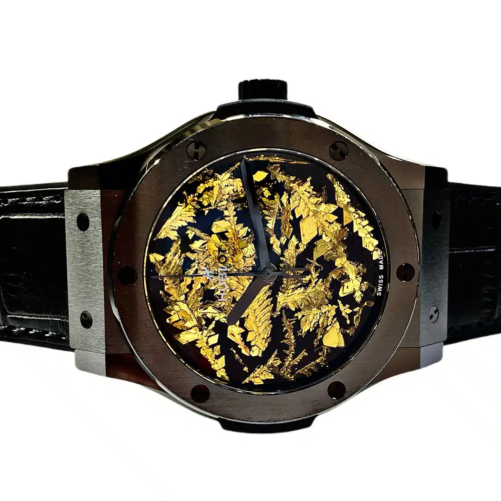 Hublot Classic Fusion Gold 542.CX.0660.LR Ceramic With Black Leather Watch – image 2