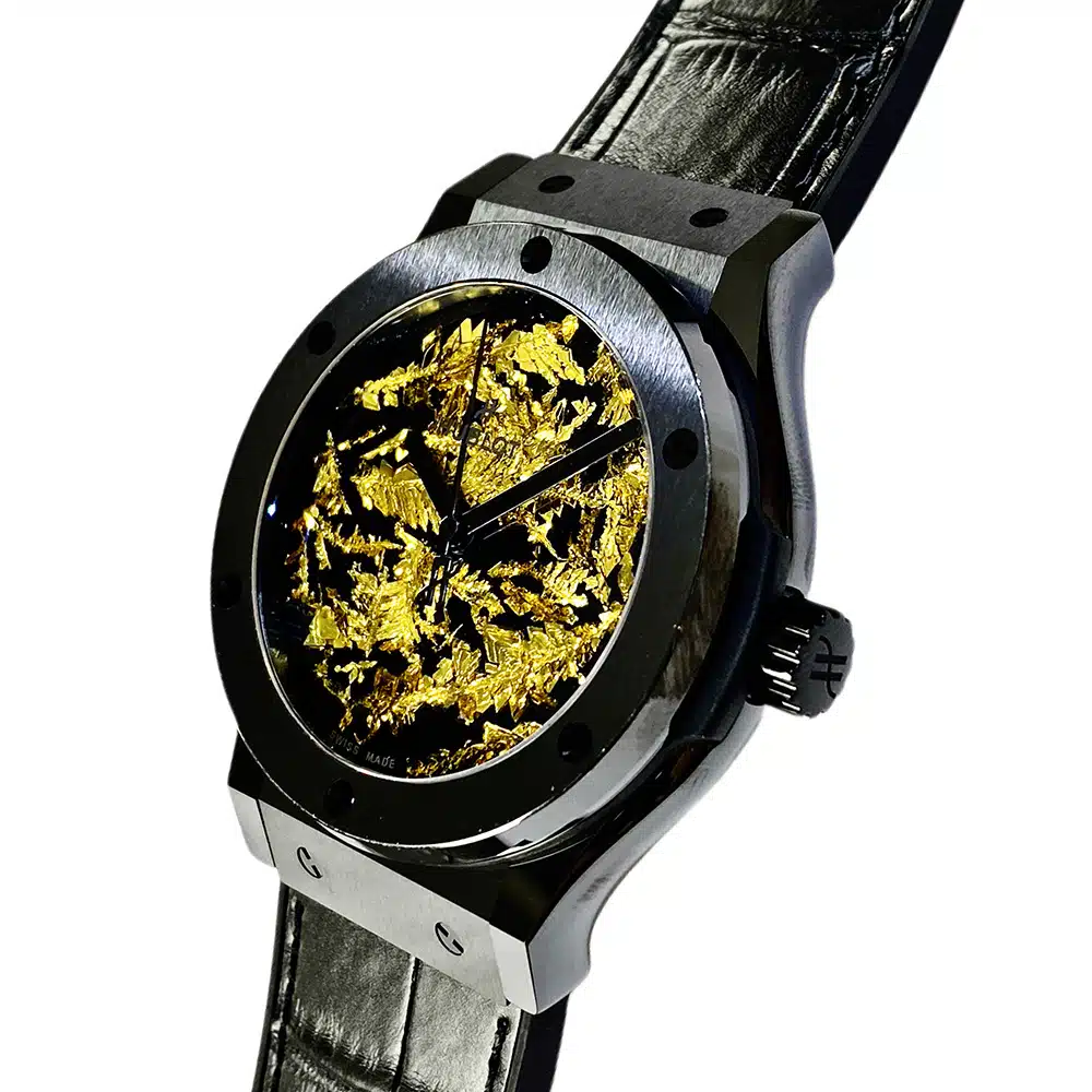 Hublot Classic Fusion Gold 542.CX.0660.LR Ceramic With Black Leather Watch – image 3