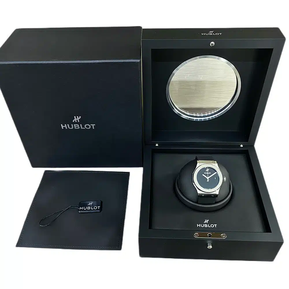 Hublot Classic Fusion Original Black 542.NX.1270.RX.MDM Titanium With Black Rubber Watch – image 7