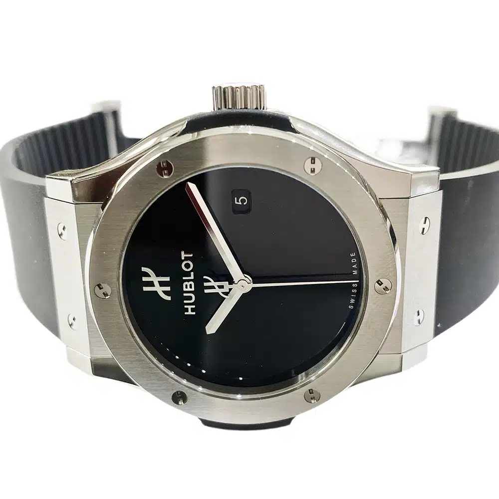 Hublot Classic Fusion Original Black 542.NX.1270.RX.MDM Titanium With Black Rubber Watch – image 4