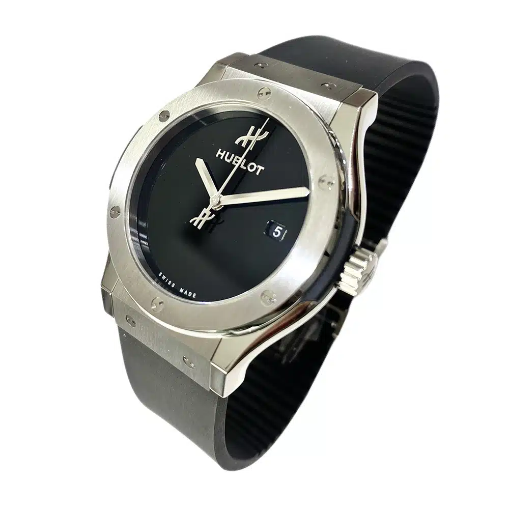 Hublot Classic Fusion Original Black 542.NX.1270.RX.MDM Titanium With Black Rubber Watch – image 3