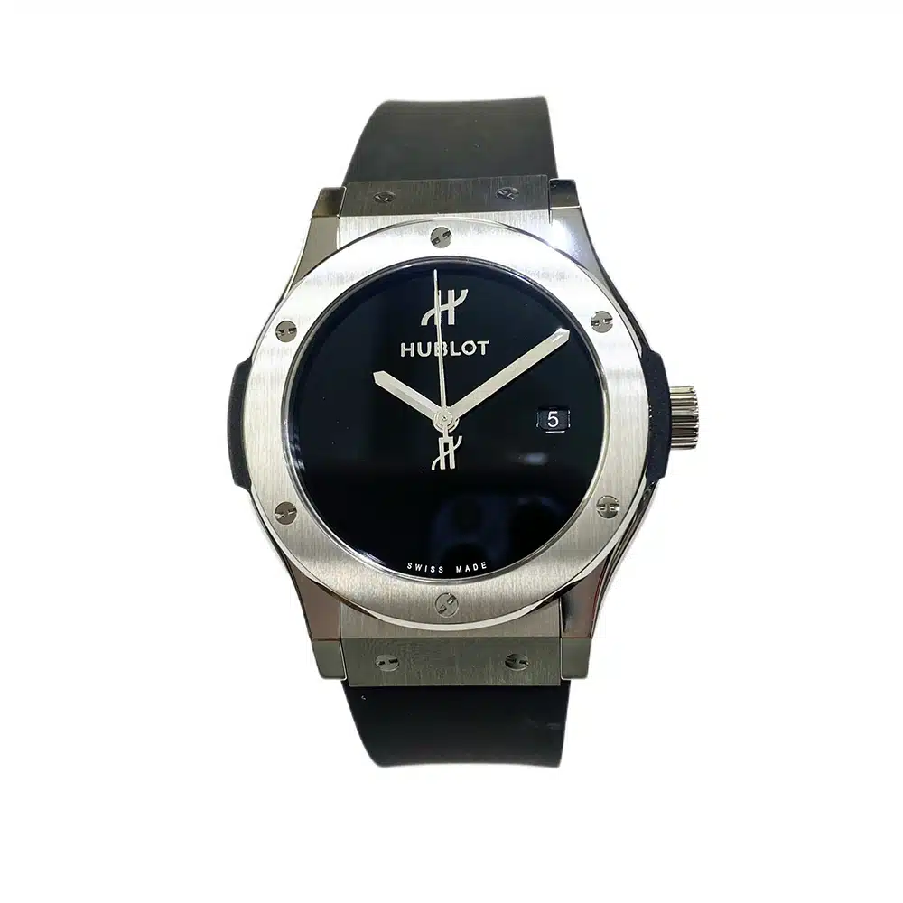 Hublot Classic Fusion Original Black 542.NX.1270.RX.MDM Titanium With Black Rubber Watch – image 2