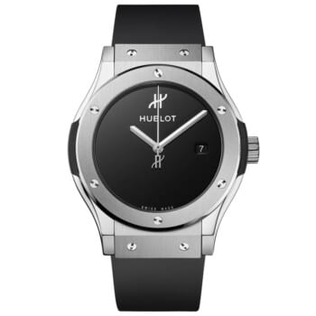 Hublot Classic Fusion Original Black 542.NX.1270.RX.MDM Titanium With Black Rubber Watch