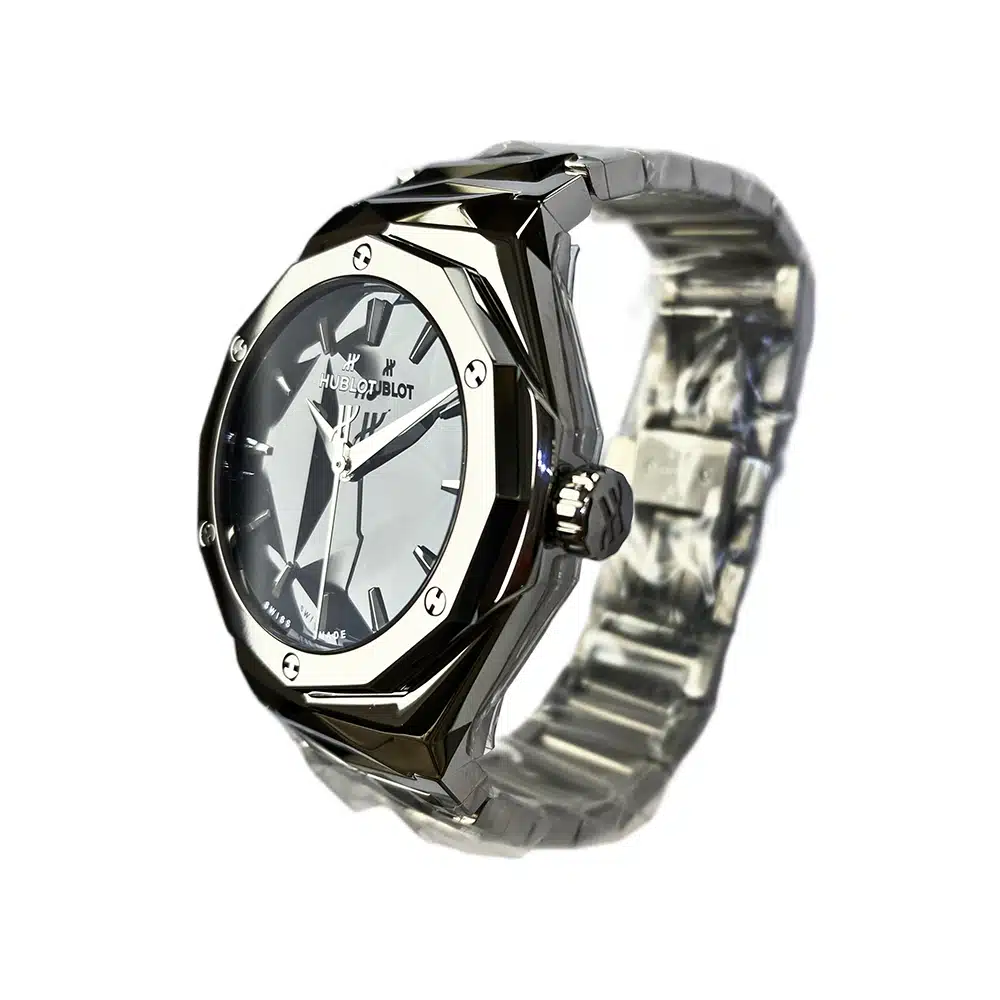 Hublot Classic Fusion 550.NS.1800.NS.ORL22 Titanium with Orlinski Bracelet Watch – image 3
