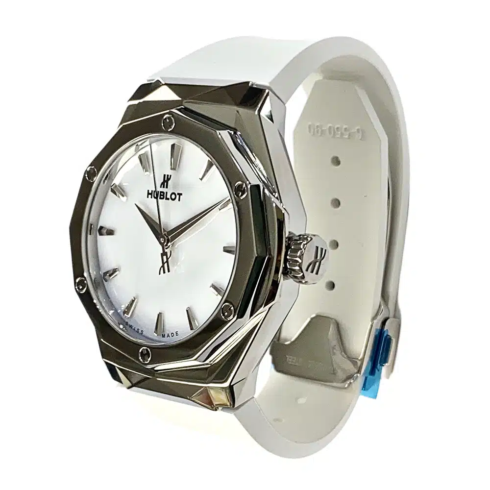 Hublot Classic Fusion Orlinski 550.NS.2200.RW titanium watch, dial detail