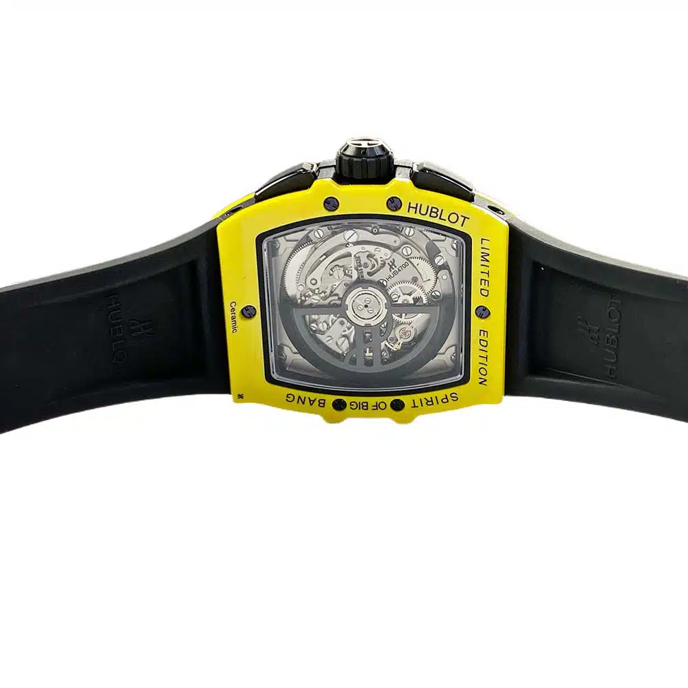 Hublot Spirit of Big Bang Yellow Magic 42mm 642.CY.011Y.RX Ceramic With Yellow Rubber Watch – image 5