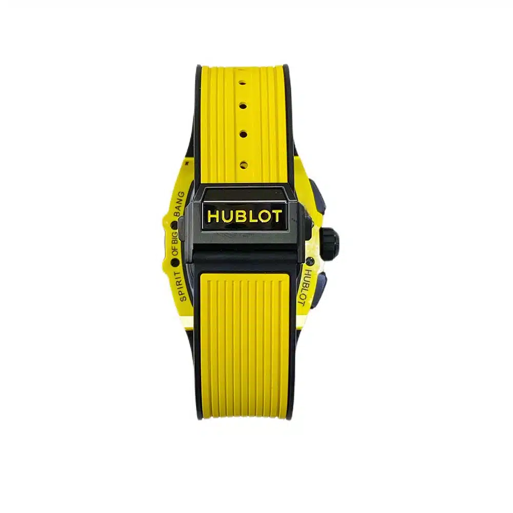 Hublot Spirit of Big Bang Yellow Magic 42mm 642.CY.011Y.RX Ceramic With Yellow Rubber Watch – image 6