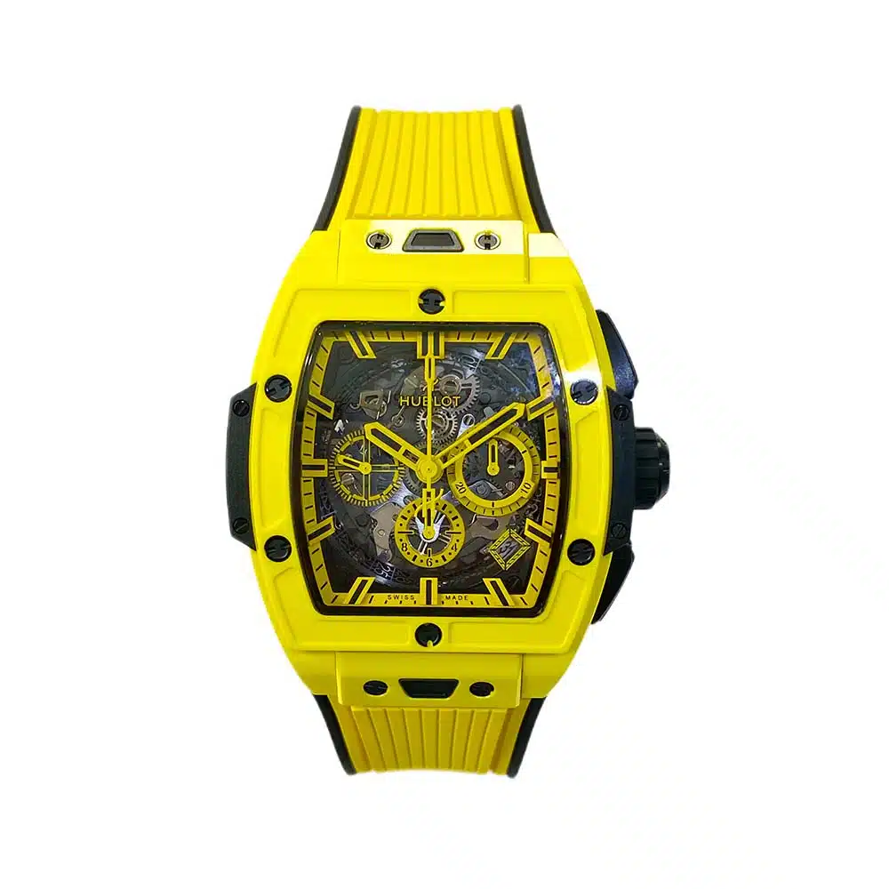 Hublot Spirit of Big Bang Yellow Magic 42mm 642.CY.011Y.RX Ceramic With Yellow Rubber Watch – image 3