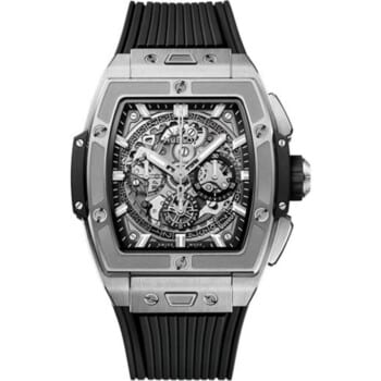 Hublot Spirit of Big Bang 642.NX.0170.RX titanium watch, black rubber strap